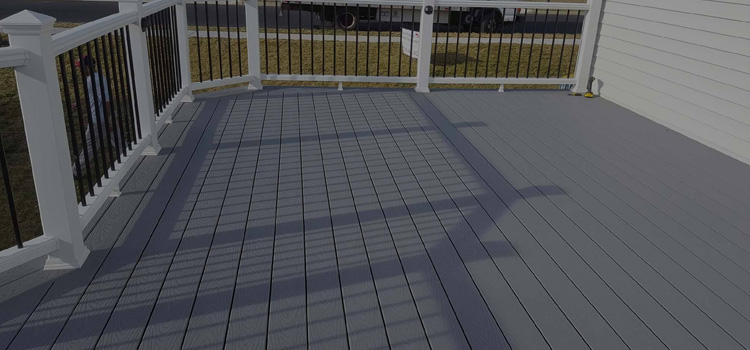 Grey Composite Decking in Costa Mesa, CA